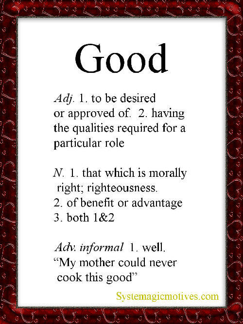 goodness-meaning